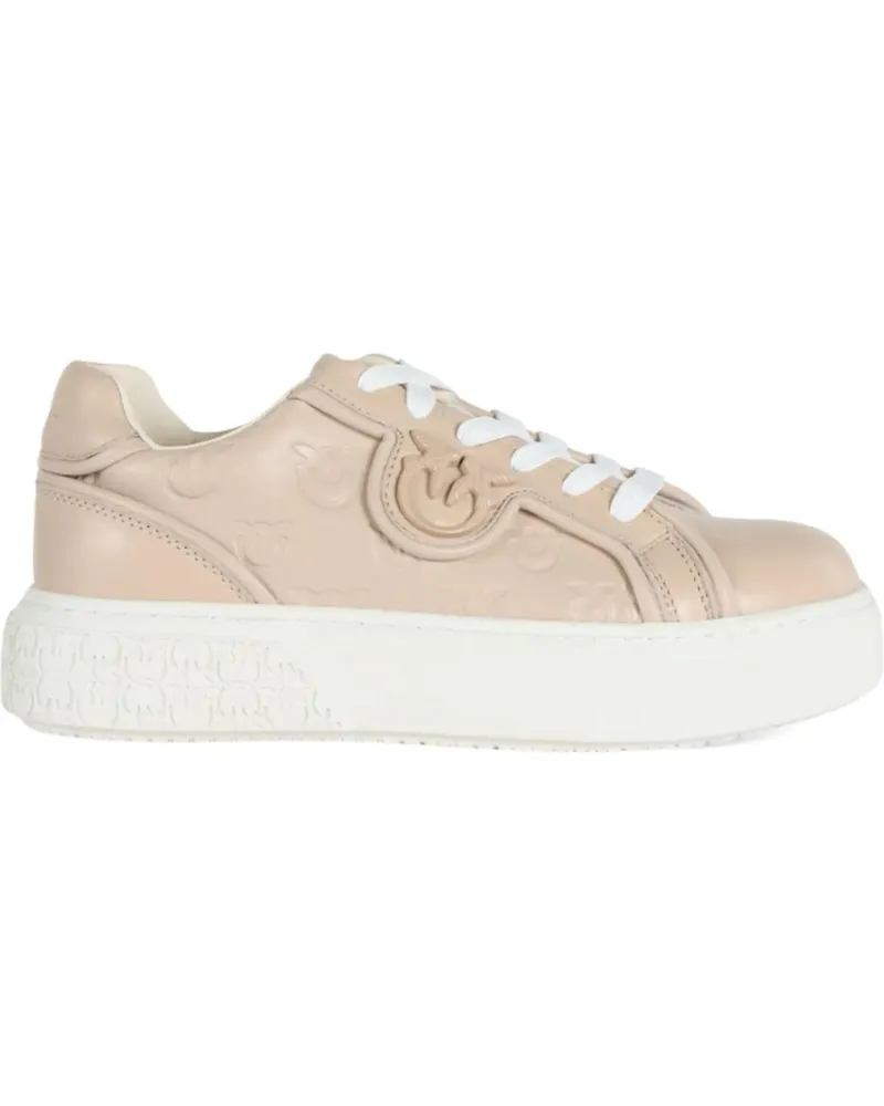Pinko Low-Top Sneaker Flat Shoes Nude weiß Weiß