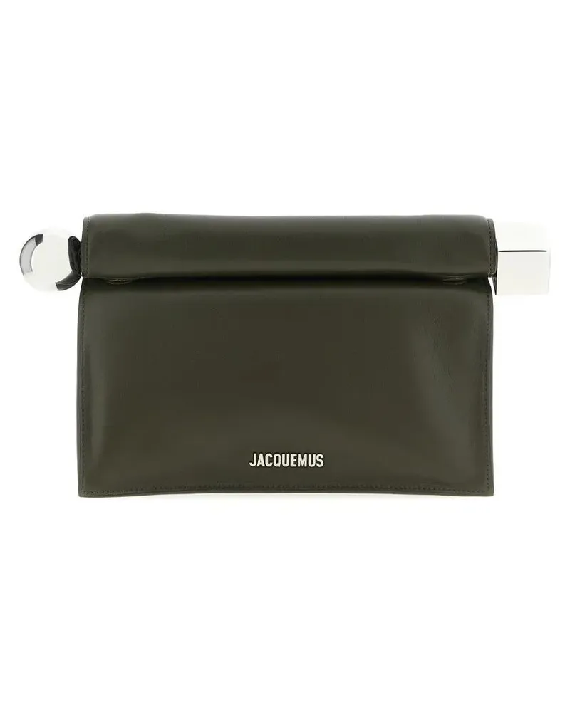 Jacquemus Clutches La Pochette Rond Carré' Clutch schwarz Schwarz