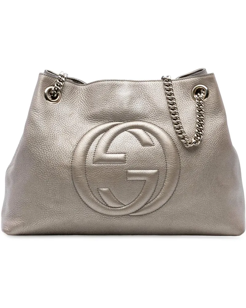 Gucci Shopper Medium Leather Soho Chain Tote goldfarben Gold