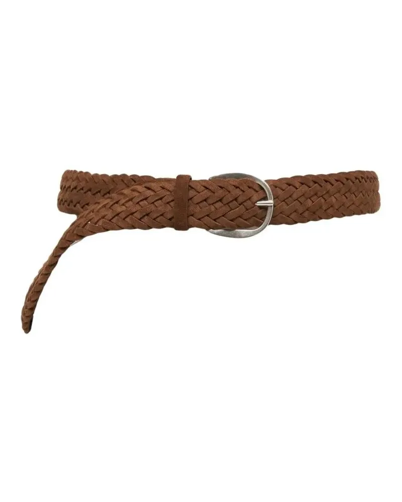 Orciani Gürtel 'Sup' Leather Belt rot Rot