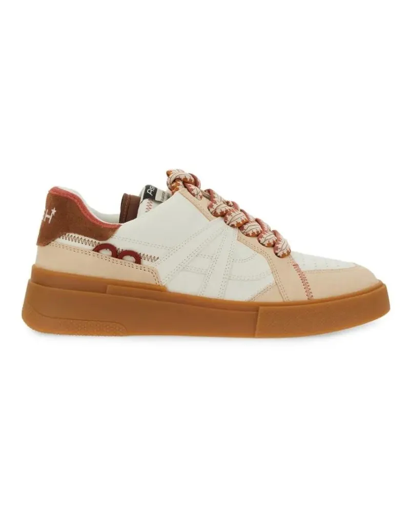 ash Low-Top Sneaker Calf Leather Sneakers With Woven Laces bunt Bunt