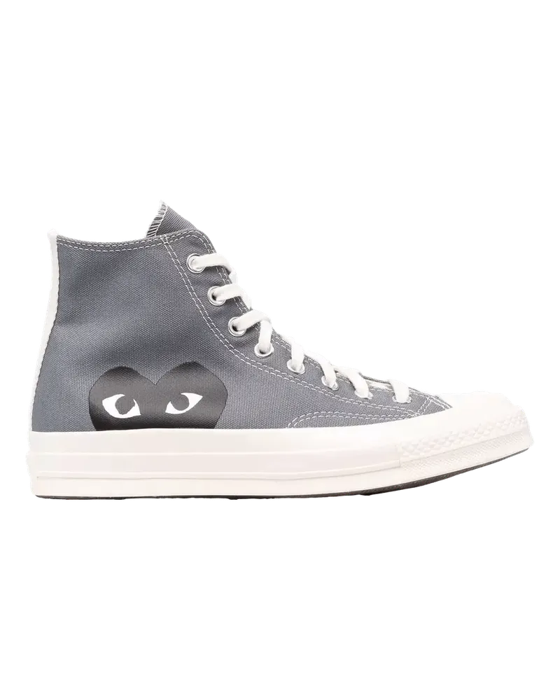 Comme des Garçons Sneakers Big Heart Converse Chuck Taylor 70 High-Top-Sneake Grau