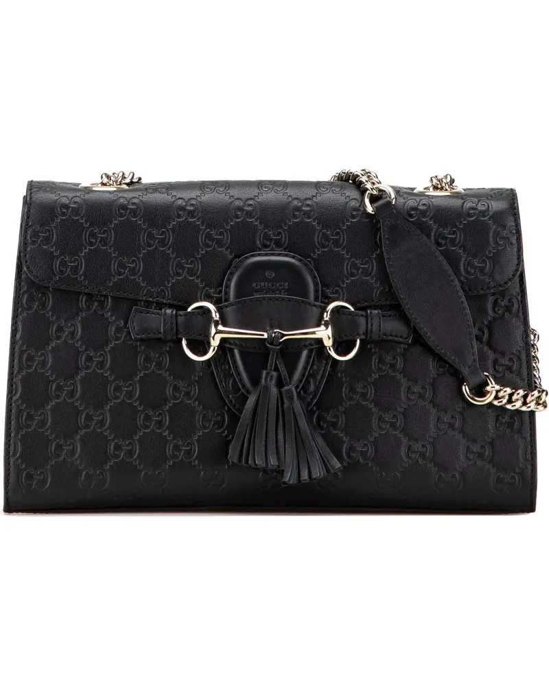 Gucci Hobo Bags Medium ssima Emily Shoulder Bag schwarz Schwarz