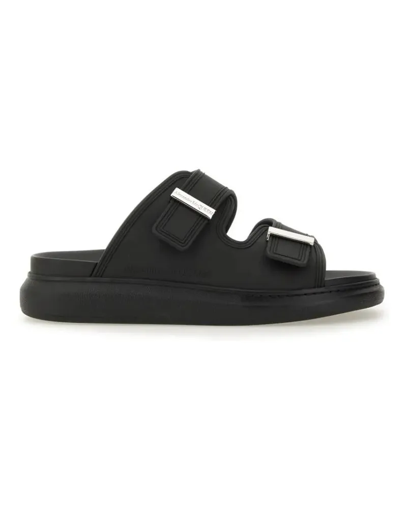 Alexander McQueen Loafer Hybrid Double Buckle Sandals schwarz Schwarz