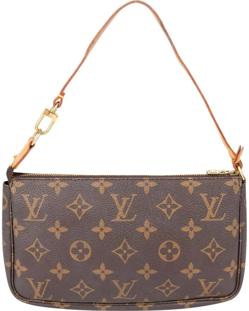Louis Vuitton Crossbody Bags  Canvas Monogram Pochette Accessoire braun Braun