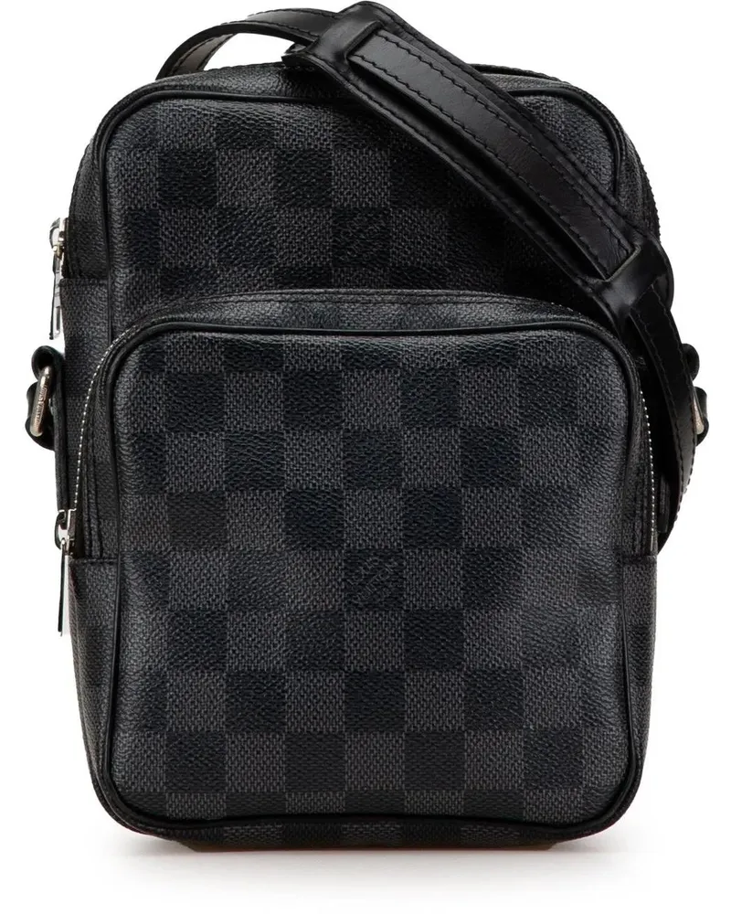 Louis Vuitton Hobo Bags 2009 Damier Graphite Rem schwarz Schwarz