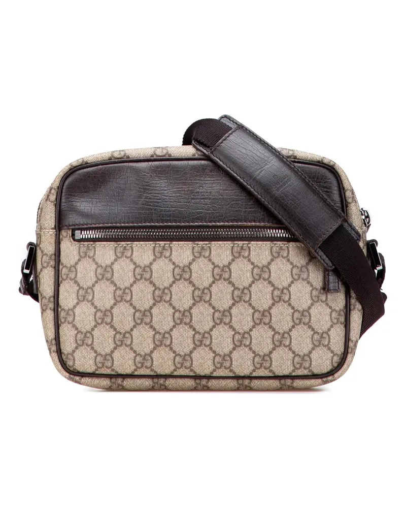 Gucci Hobo Bags GG Supreme Crossbody braun Braun