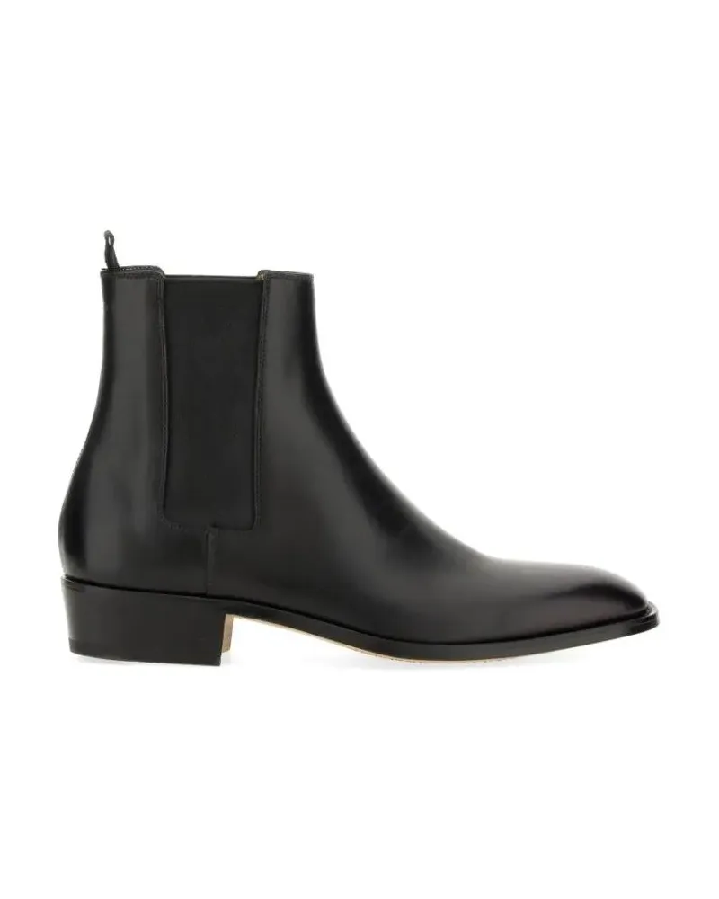 Premiata Stiefel Smooth Calf Leather Boots schwarz Schwarz