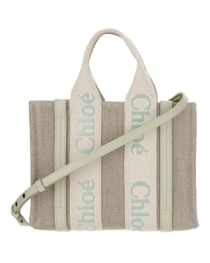 Chloé Shopper & Totes Woody Tote Bag grau Grau