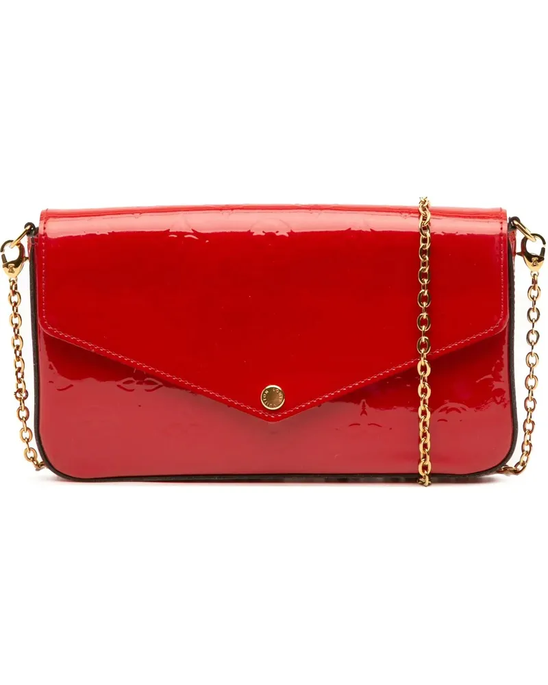 Louis Vuitton Hobo Bags Monogram Vernis Pochette Felicie rot Rot