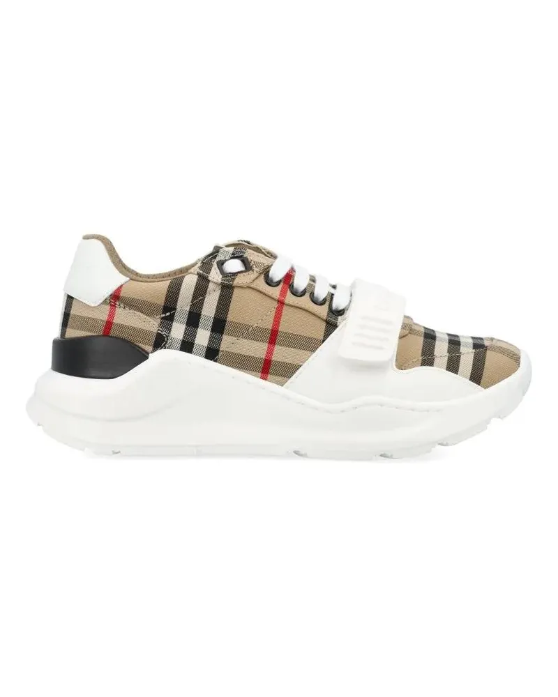 Burberry Low-Top Sneaker Classic Check Pattern Sneakers weiß Weiß