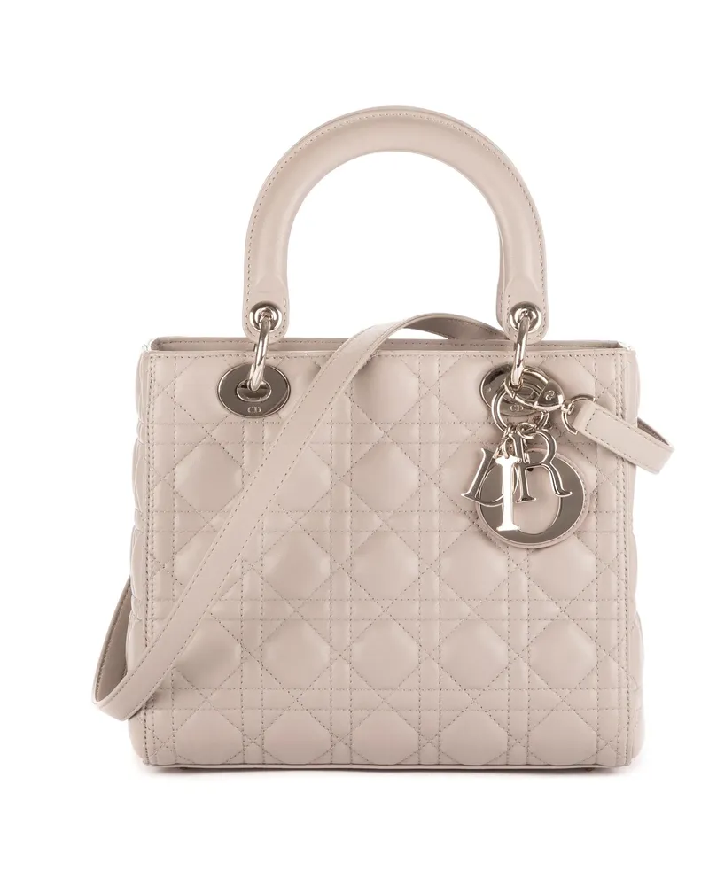 Dior Crossbody Bags Medium Lady-D grau Grau