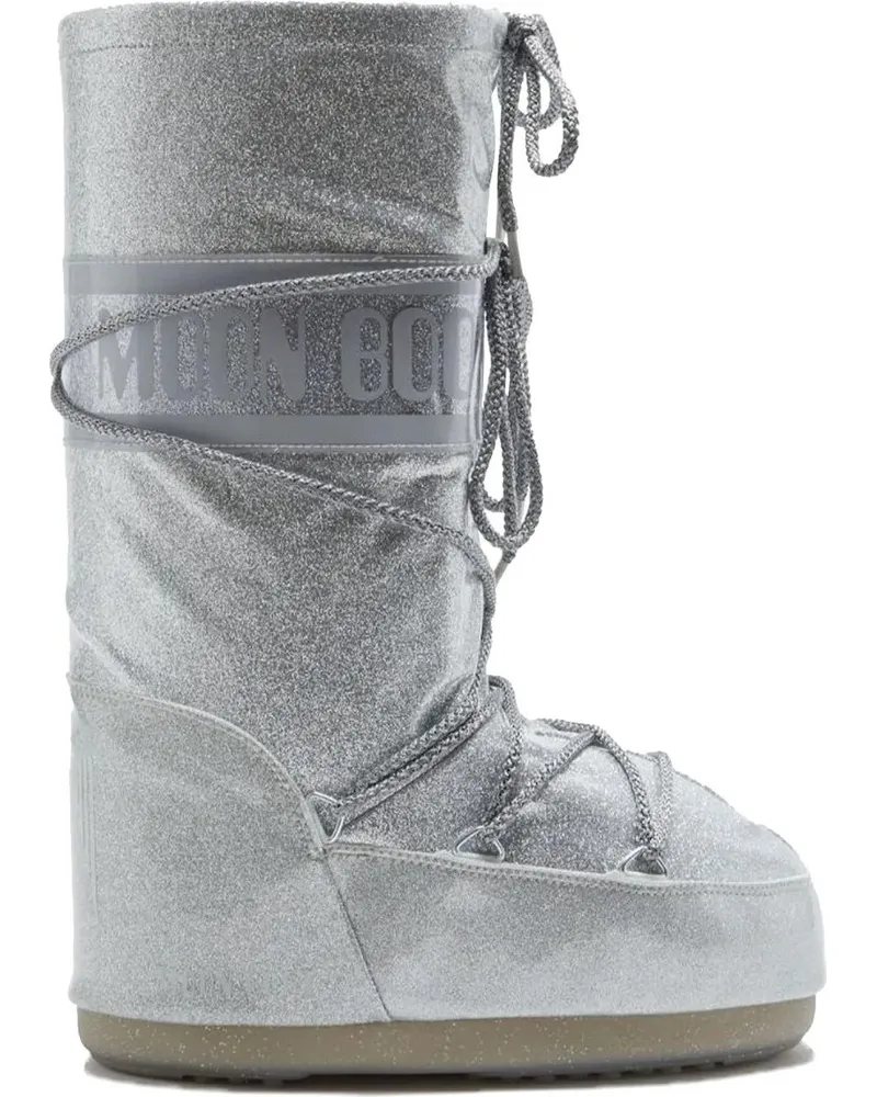 Moon Boot Stiefeletten Moon Boot Icon Glitter Snow Boots Zilver Icon Glit silberfarben 