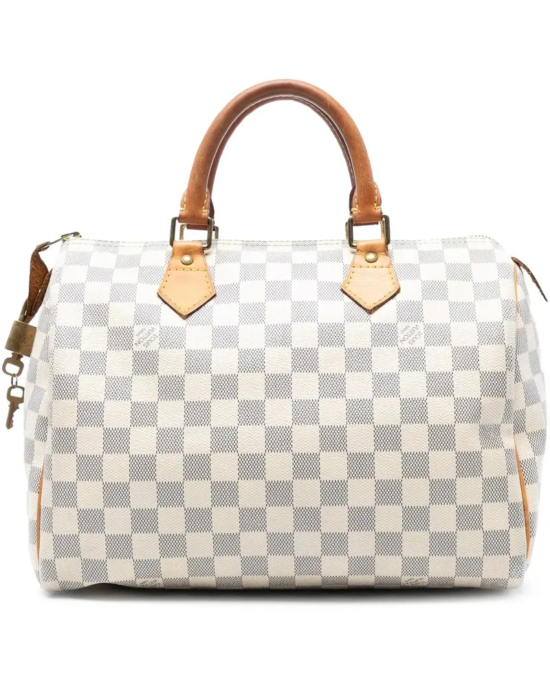 Louis Vuitton Crossbody Bags Damier Azur Speedy 30 weiß Weiß