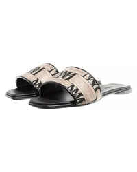 Max Mara Slipper & Pantoletten Logo Slide Beige