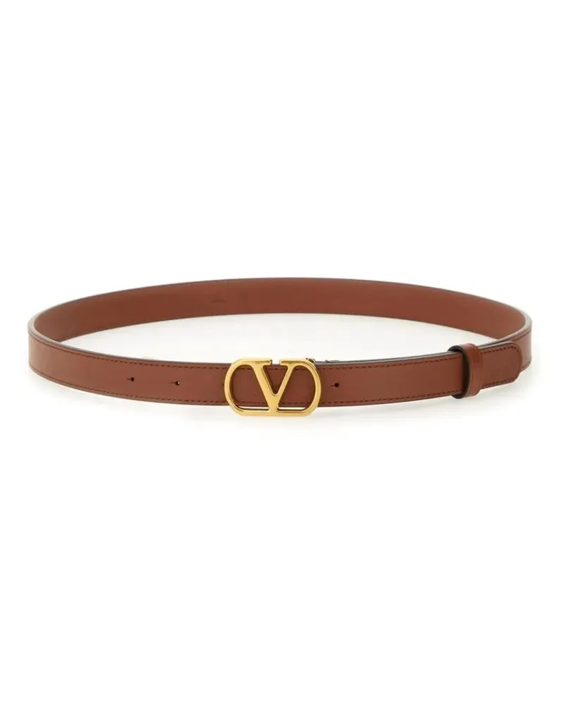 Valentino Garavani Gürtel "Vlogo Signature" Belt braun Braun