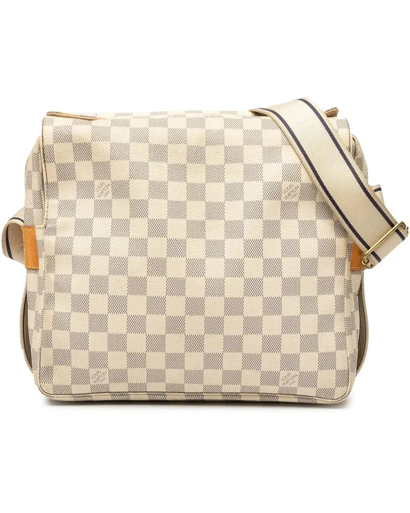 Louis Vuitton Hobo Bags Damier Azur Naviglio weiß Weiß