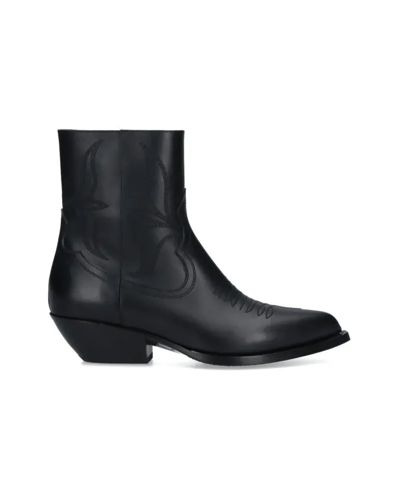 Celine Stiefel "Leon" Boots Black schwarz Schwarz