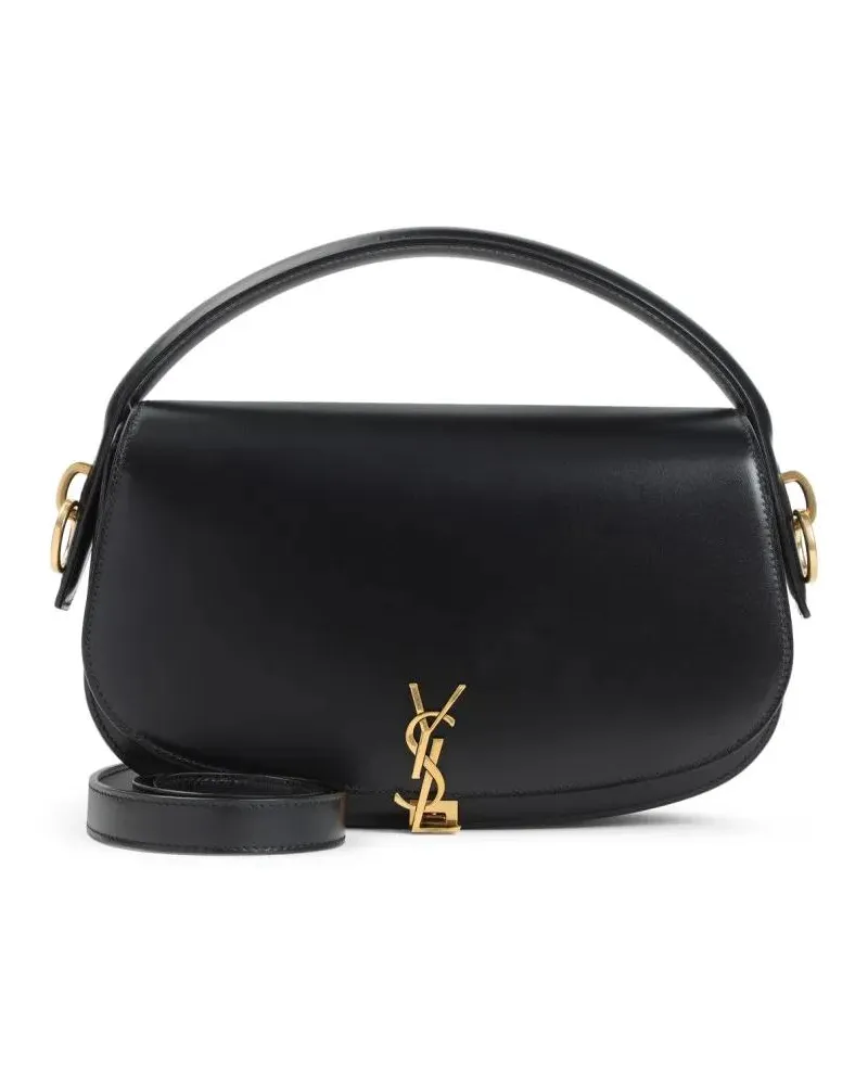 Saint Laurent Hobo Bags Leather Shoulder Bag schwarz Schwarz