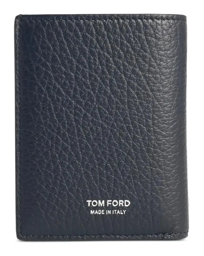 Tom Ford Portemonnaies Card Holder In Deer Print Leather grau Grau
