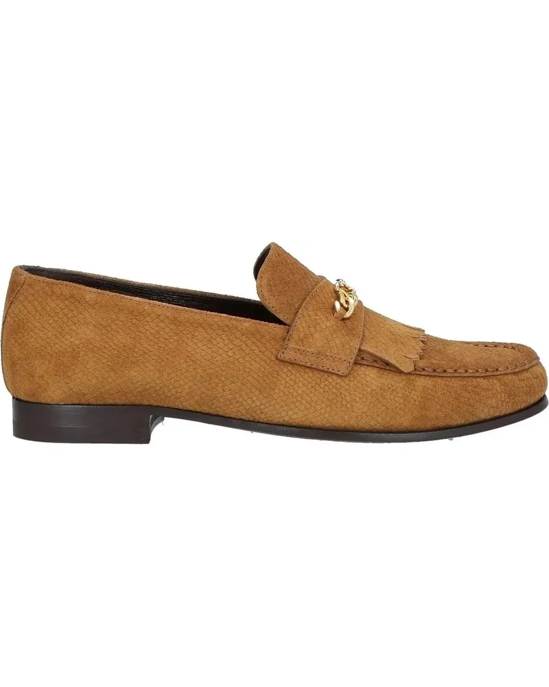 Celine Loafer Triomphe Fringes Loafers braun Braun