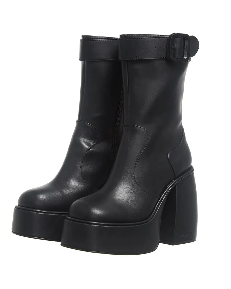 Buffalo Stiefel & Boots Heart Bootie Buckle schwarz Schwarz