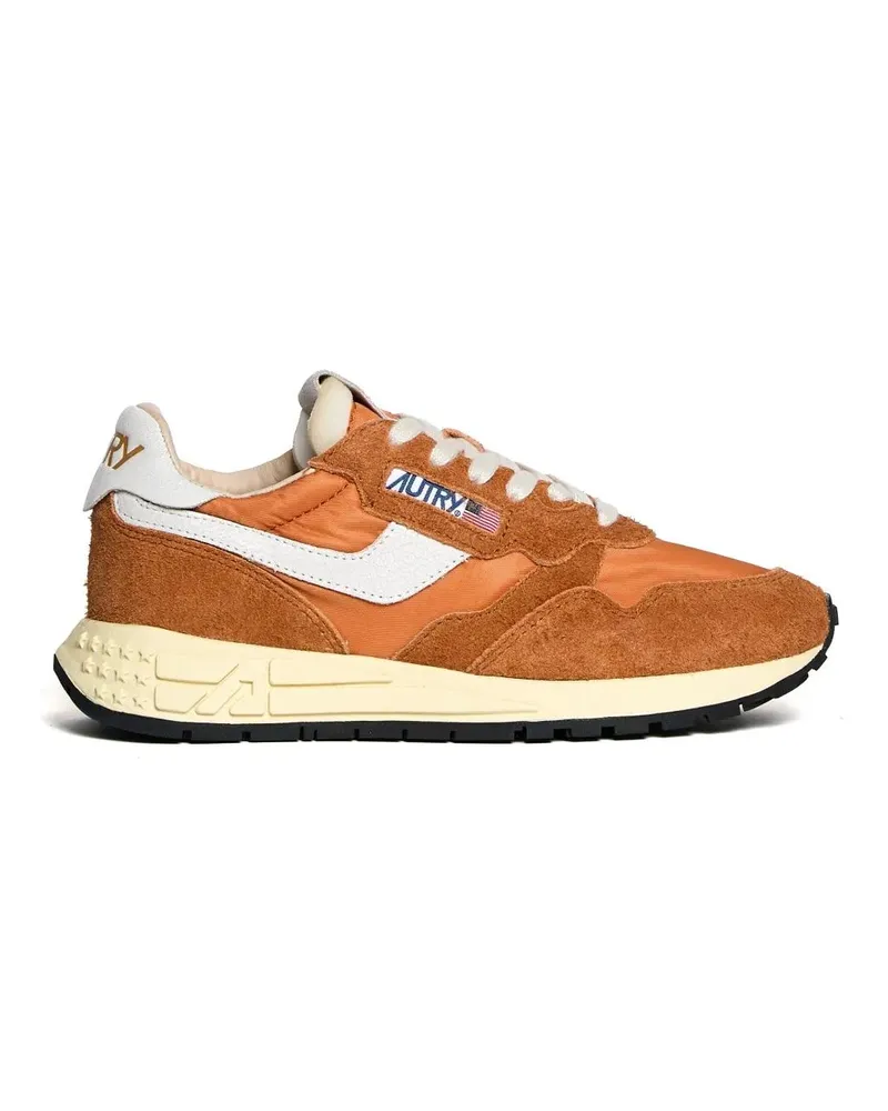 AUTRY Low-Top Sneaker Low-Top Sneakers With Amber Accents braun Braun