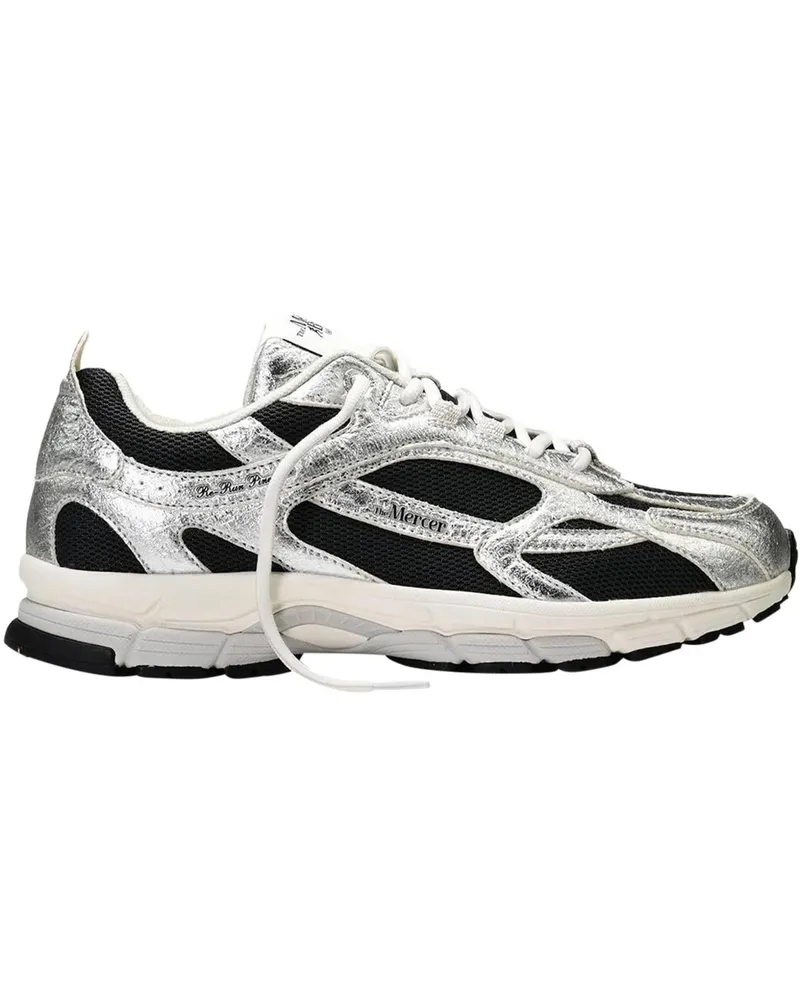 MERCER AMSTERDAM Low-Top Sneaker Dames The Re-Run Pineapple Metallic gunmetal Gunmetal