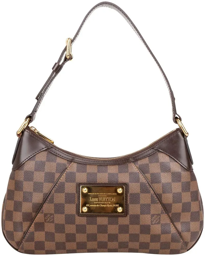 Louis Vuitton Crossbody Bags  Damier Ebene Monogram Thames PM Shou braun Braun