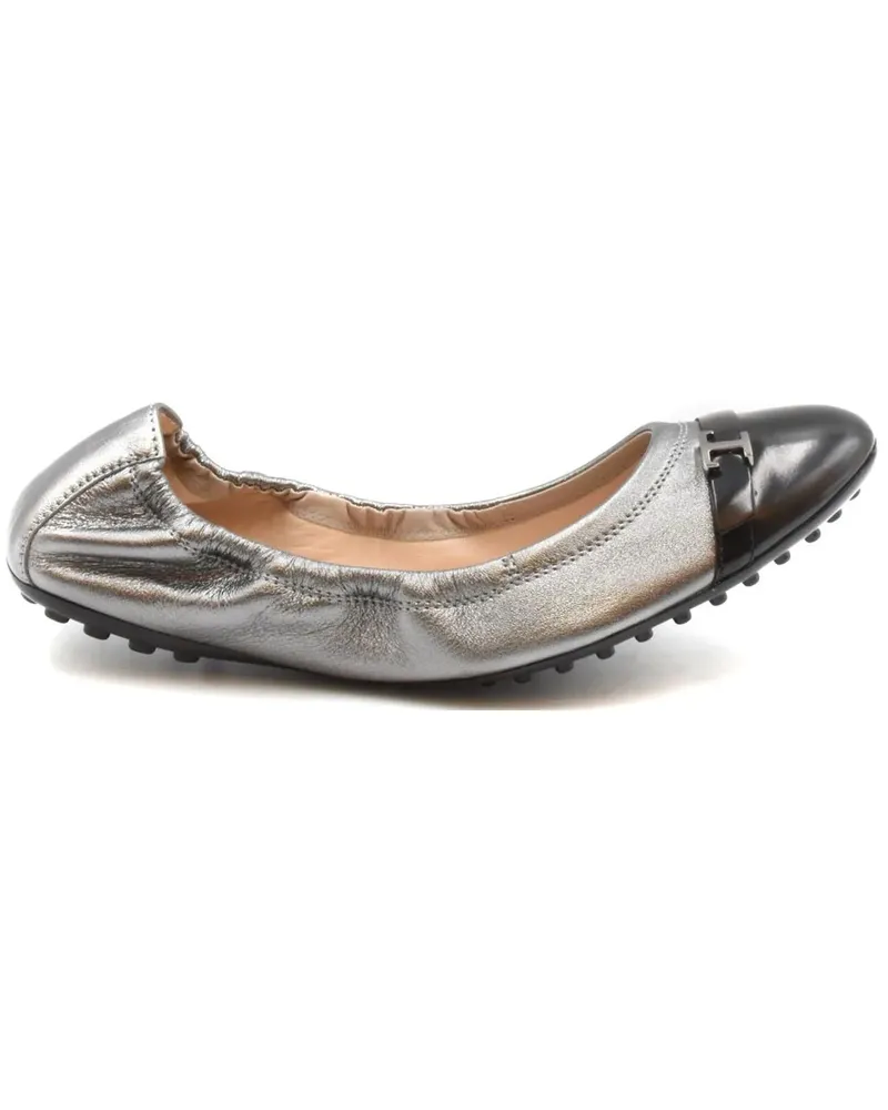 TOD'S Ballerinas Ballet Flats Darkgray grau Grau