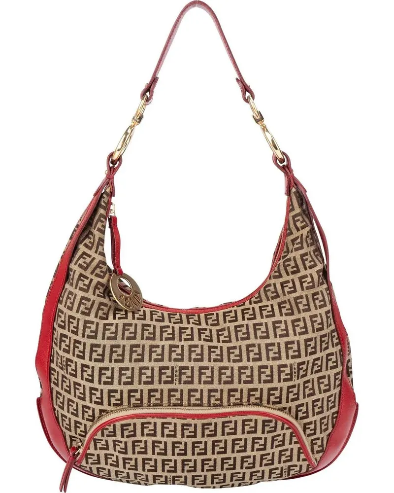 Fendi Crossbody Bags  FF Monogram Zucca Handbag bunt Bunt