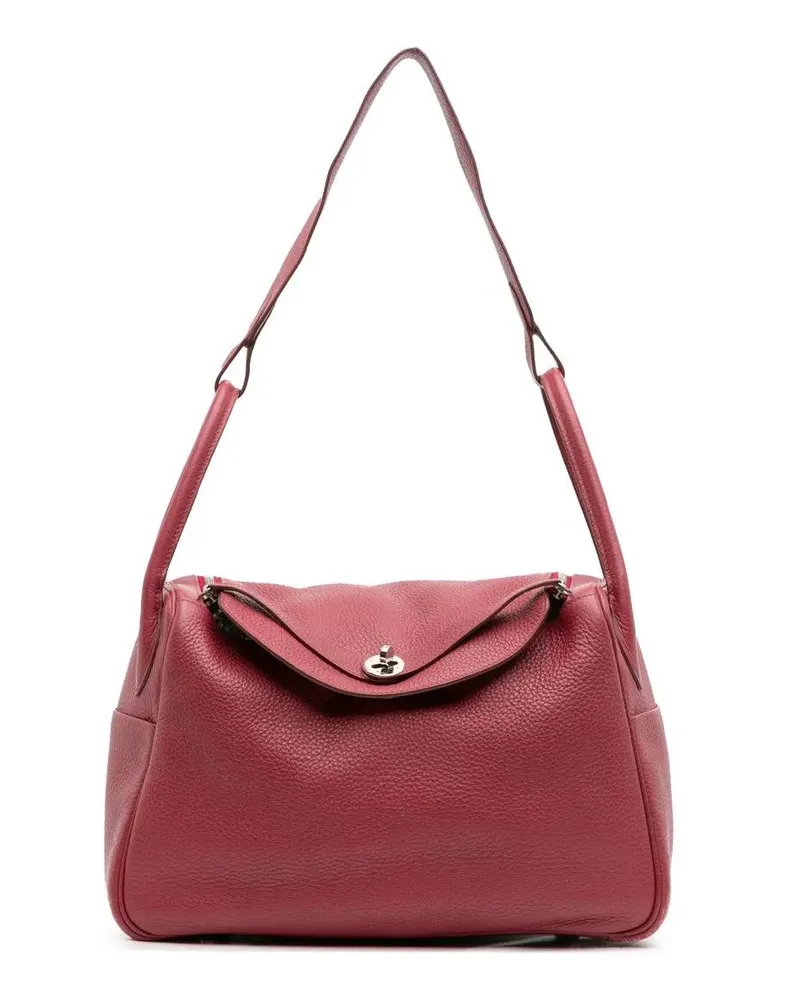 Hermès Hobo Bags Clemence Lindy 34 rot Rot
