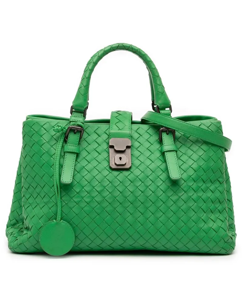 Bottega Veneta Hobo Bags Small Nappa Intrecciato Roma Satchel grün Grün