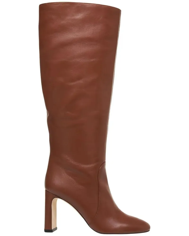 Stuart Weitzman Stiefel Leather boots 'Babette Tubo' braun Braun