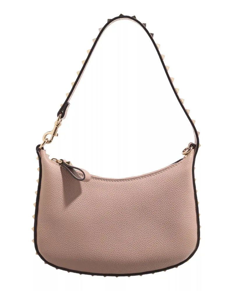 Valentino Garavani Hobo Bags Rockstud Mini Hobo Bag taupe Taupe