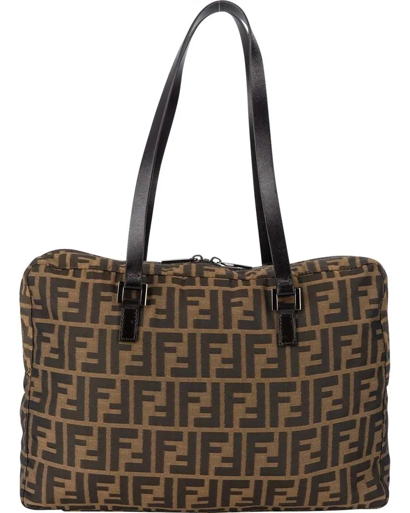 Fendi Crossbody Bags  FF Monogram Zucca Attachi Handbag bunt Bunt