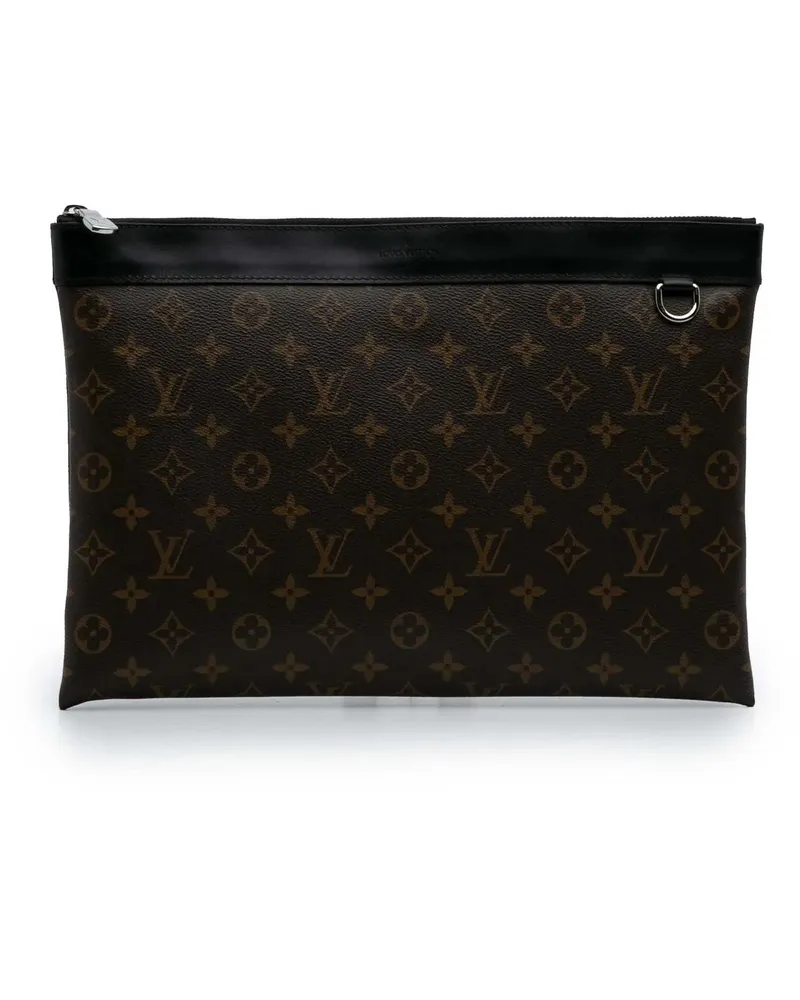 Louis Vuitton Clutches Monogram Macassar Discovery Pochette GM braun Braun