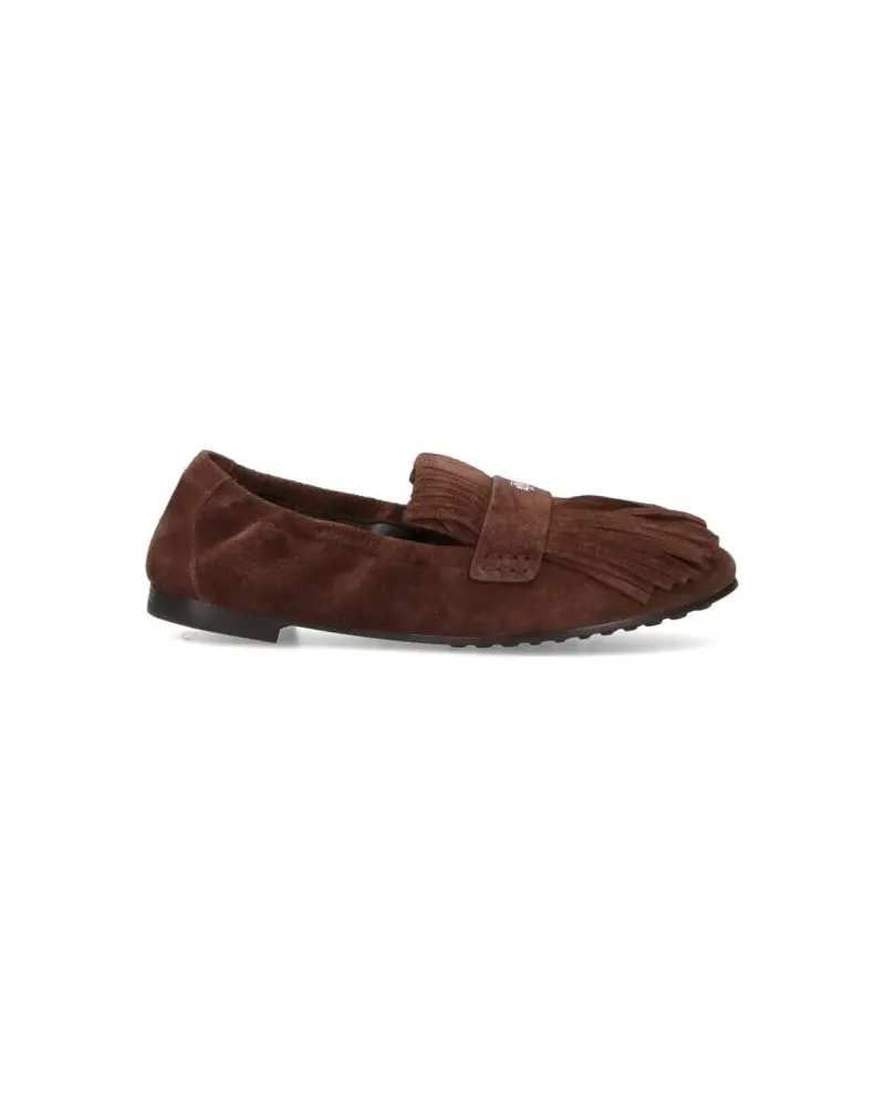 Tory Burch Ballerina" Loafers, In Brown Suede braun Braun