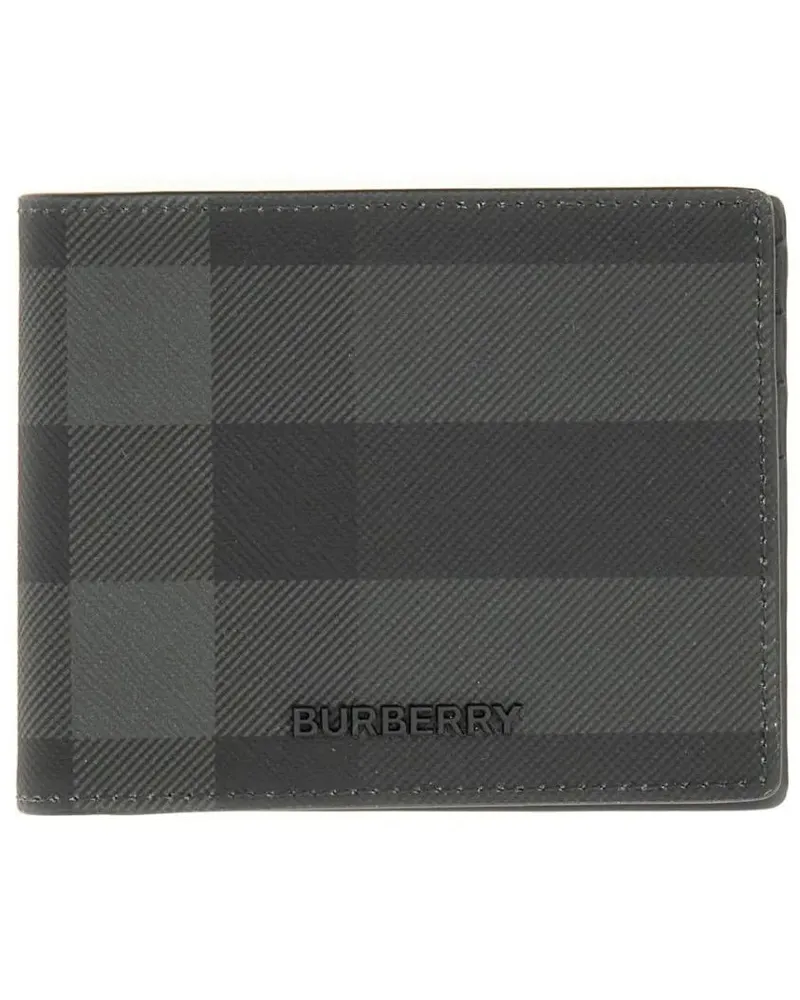 Burberry Portemonnaies "Check" Book Wallet grau Grau