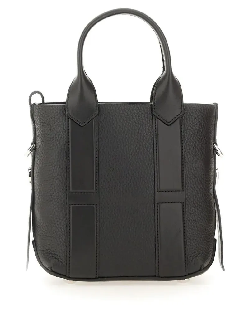 Hogan Shopper & Totes Small "Shopping Script" Bag schwarz Schwarz