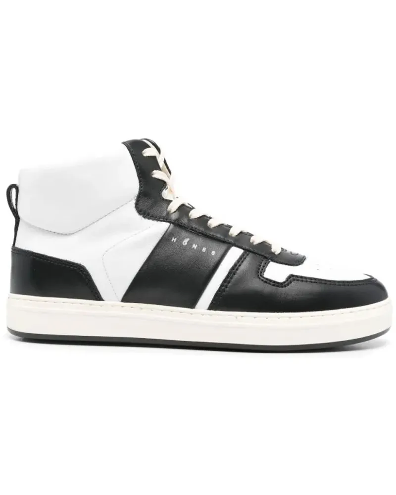 Hogan Low-Top Sneaker High-Top Sneakers With Padded Collar And Lace-Up C weiß Weiß
