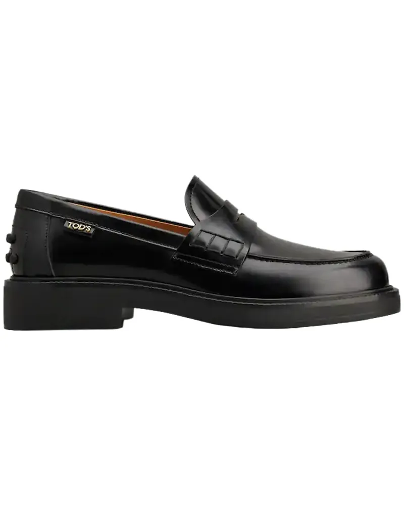 TOD'S Loafer Flat Shoes Black schwarz Schwarz