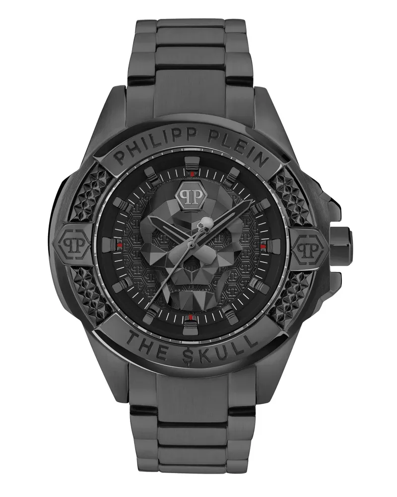 Philipp Plein Uhren Quarz-Analoguhr The $Kull black Schwarz