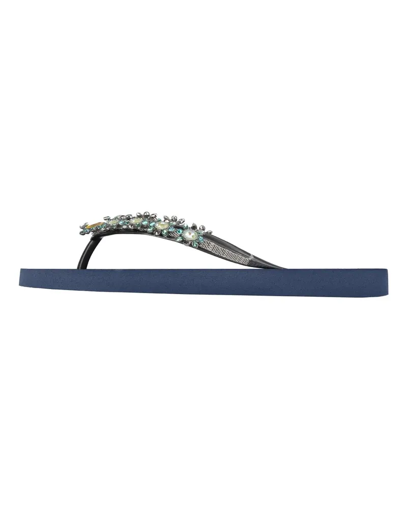 uzurii Slipper & Pantoletten Zehentrenner Dolce Turqoise blau Blau