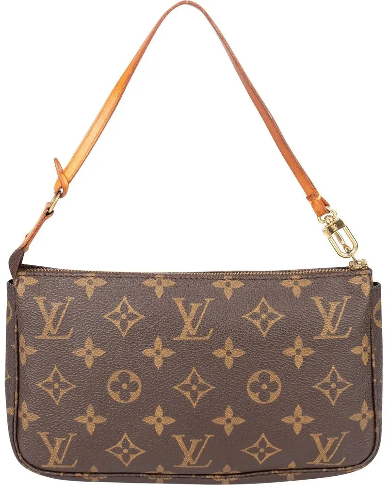 Louis Vuitton Crossbody Bags  Canvas Monogram Pochette Accessoire braun Braun
