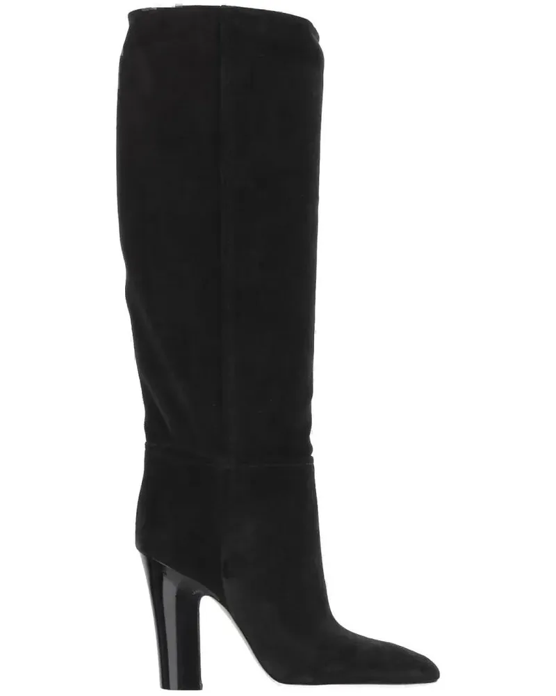 Paris Texas Stiefel Lavinia 100 Leather Boots schwarz Schwarz