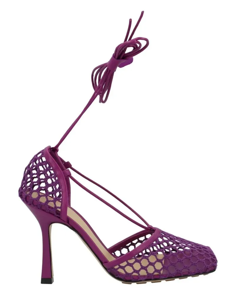Bottega Veneta Sandalen Stretch Lace-Up Sandal Violet lila Lila
