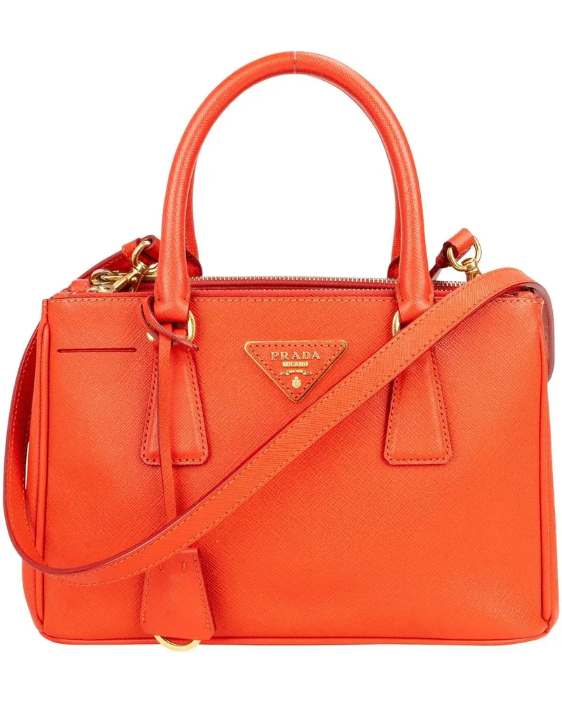 Prada Crossbody Bags  Saffiano Leather Galleria Handbag orange Orange