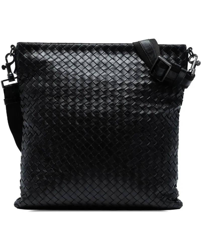 Bottega Veneta Hobo Bags Nappa Intrecciato VN Crossbody schwarz Schwarz