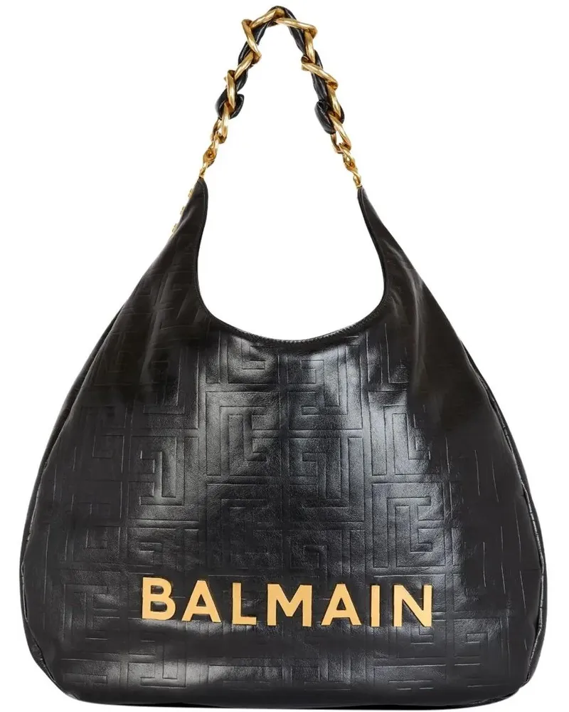 Balmain Hobo Bags Bags Black schwarz Schwarz